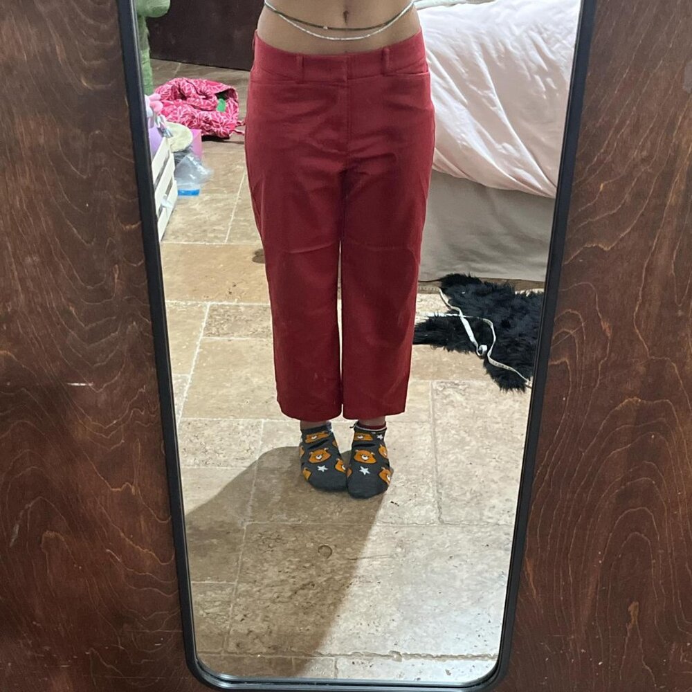Sz. S Vintage Dockers Red Tailored Capri Pants